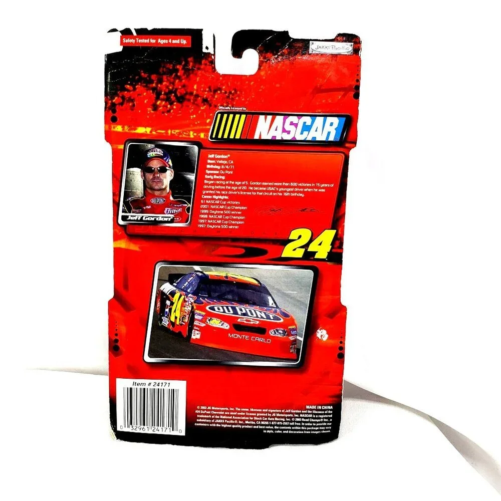 Jeff Gordon NASCAR 2003 Action Figure Limited Edition By Jakks Pacific